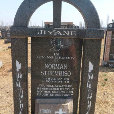 JIYANE Norman Stembiso 1973-2010