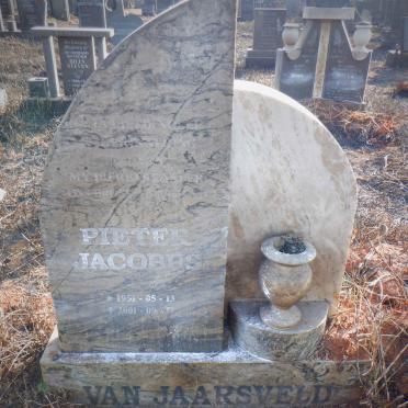 JAARSVELD Pieter Jacobus, van 1951-2001