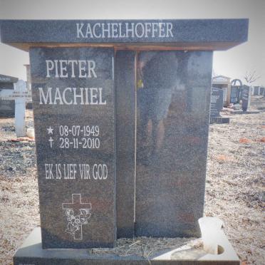 KACHELHOFFER Pieter Machiel 1949-2010
