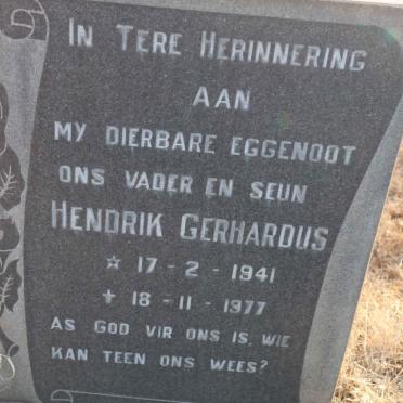 KEMP Hendrik Gerhardus 1941-1977