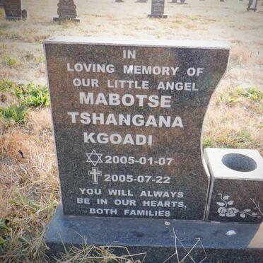 KGOADI Mabotse Tshangana 2005-2005
