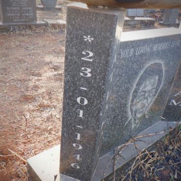 KLAAS Matlakala Mirriam 1946-1992