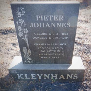 KLEYNHANS Pieter Johannes 1923-1999