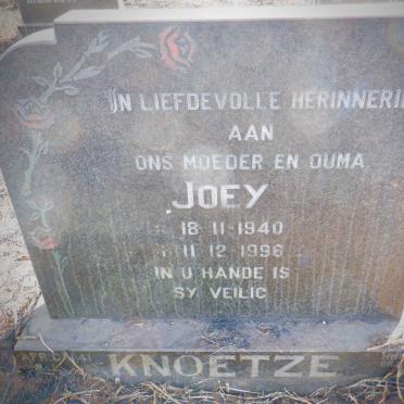 KNOETZE Joey 1940-1996