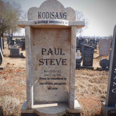 KODISANG Paul Steve 1952-1994