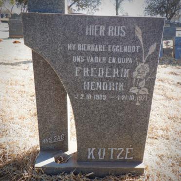 KOTZÉ Frederik Hendrik 1909-1971