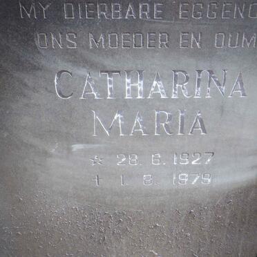 KRUGER Catharina Maria 1927-1979