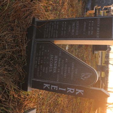 KRIEK Hendrik Jacobus 1909-1989 &amp; Anna Maria 1916-1992 :: KRIEK Hendrik Jacobus 1973-2001