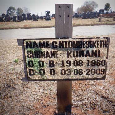 KUWANI Gntombesekethe 1960-2009
