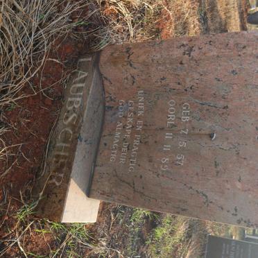 LAUBSCHER Ralie 1957-1989