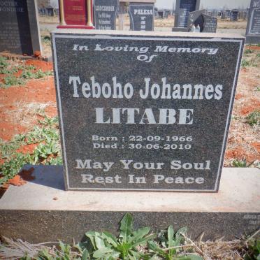 LITABE Teboho Johannes 1966-2010