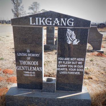 LIKGANG Thokodi Gentleman 1949-2002