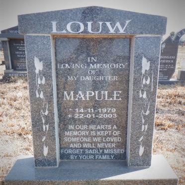 LOUW Mapule 1979-2003