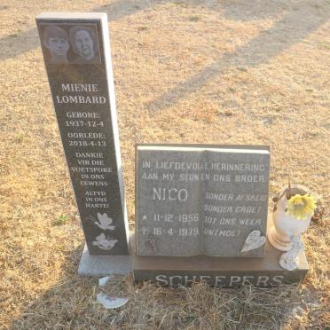 LOMBARD Mienie 1937-2018 :: SCHEEPERS Nico 1956-1979