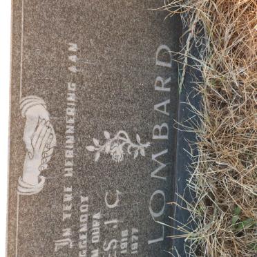 LOMBARD Johannes J.C. 1916-1977