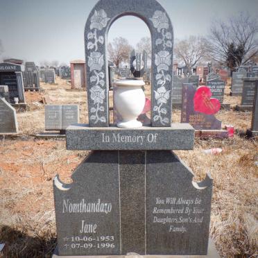 MCWERA Nomthandazo 1953-1996