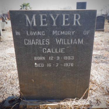 MEYER Charles William 1953-1976