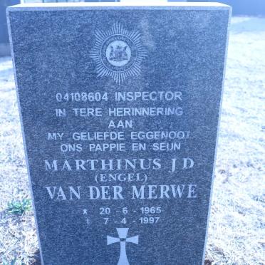 MERWE Marthinus J.P., van der 1965-1997