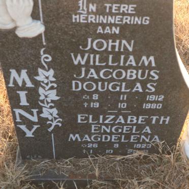 MINY John William Jacobus Douglas 1912-1980 &amp; Elizabeth Engela Magdelena 1923-200?