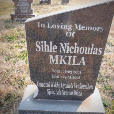 MKILA Sihle Nichoulas 2001-2006