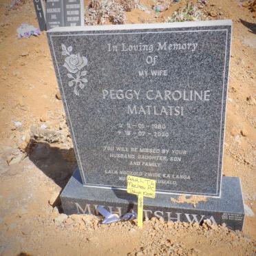 MKHATSHWA Peggy Caroline Matlatsi 1980-2020