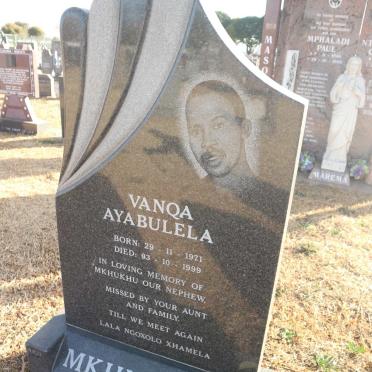 MKHUSELI Vanqa Ayabulela 1971-1999