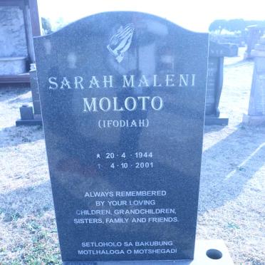 MOLOTO Sarah Maleni 1944-2001