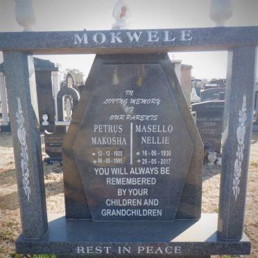 MOKWELE Petrus Makosha 1925-1995 &amp; Masello Nellie 1930-2017