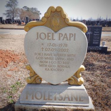 MOLETSANE Joel Papi 1978-2002