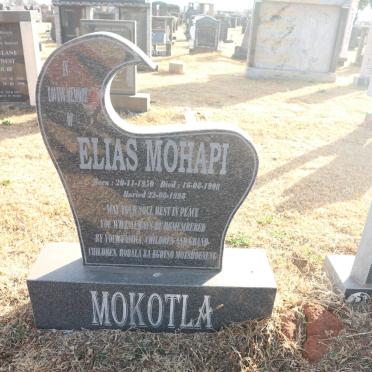 MOKOTLA Elias Mohapi 1950-1998