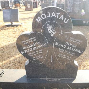 MOJATAU Nicodemas Sekobe 1908-1999 &amp; Doris Makie 1930-2004