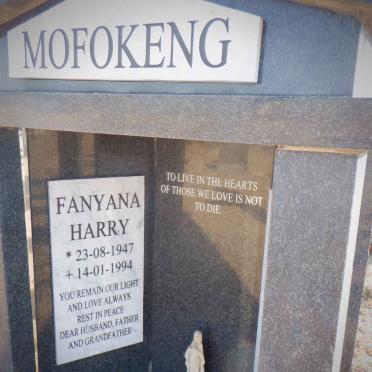 MOFOKENG Fanyana Harry 1947-1994