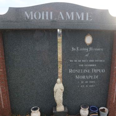 MOHLAMME Roseline Dipuo Morapedi 1945-1997