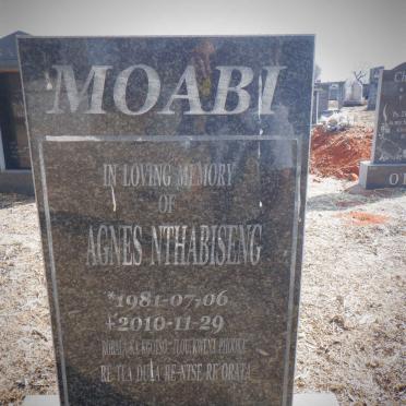 MOABI Agnes Nthabiseng 1981-2010