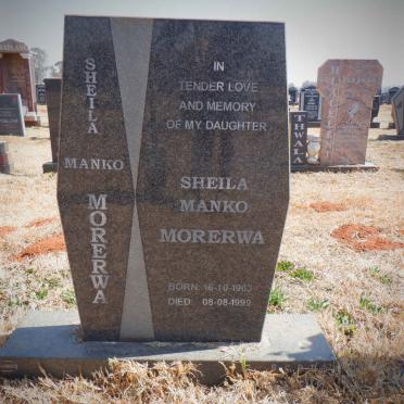 MORERWA Sheila Manko 1963-1999