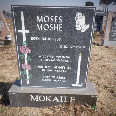 MOKAILE Moses Moshe 1950-2012