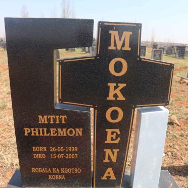MOKOENA Mtit Philemon 1939-2007 