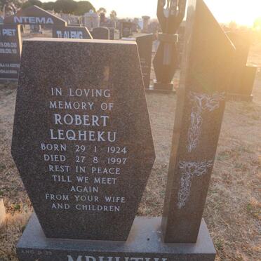 MPHUTHI Robert Leqheku 1924-1997