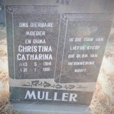 MULLER Christina Catharina 1914-1981