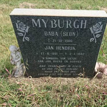 MYBURGH Baba -1986-1986 :: MYBURGH Jan Hendrik 1991-1992