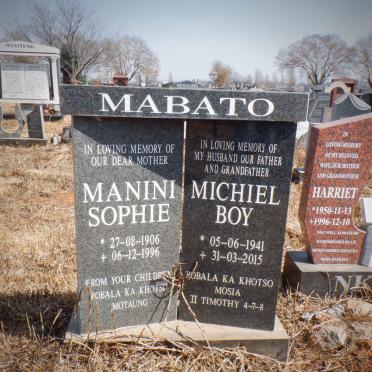 MABATO  Manini Sophie 1906-1996 :: MABATO Michiel Boy 1941-2015