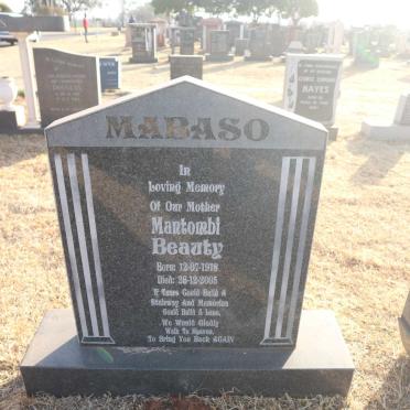 MABASO Mantombi Beauty 1918-2005