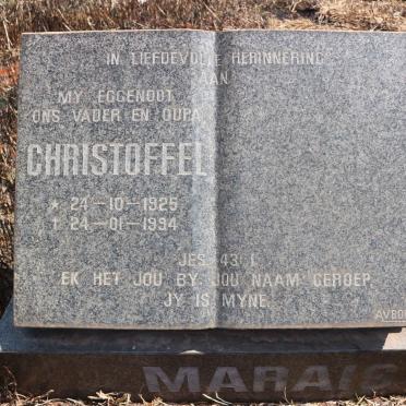 MARAIS Christoffel 1925-1994