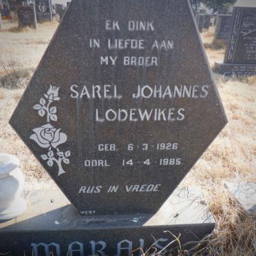 MARAIS Sarel Johannes Lodewikes 1926-1985