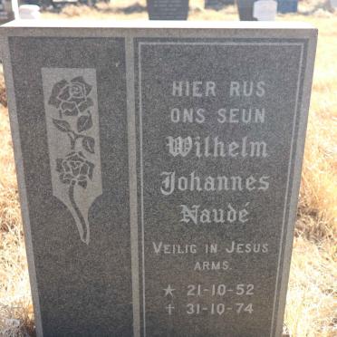 NAUDE Wilhelm Johannes 1952-1974