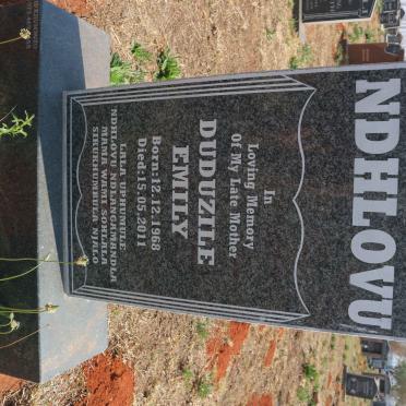 NDHLOVU Duduzile Emily 1968-2011