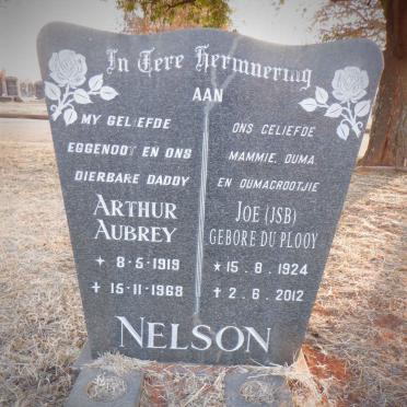 NELSON Arthur Aubrey 1919-1968 &amp; J.S.B. DU PLOOY 1924-2012