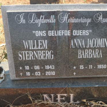 NEL Willem Sternberg 1943-2010 &amp; Anna Jacomina Barbara 1950-