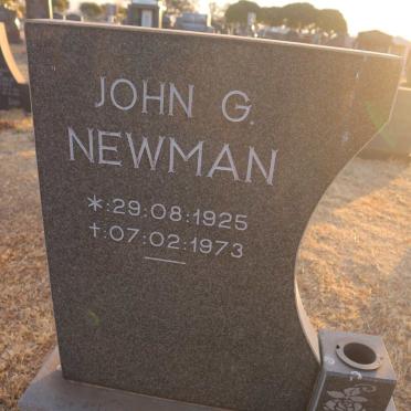 NEWMAN John G. 1925-1973