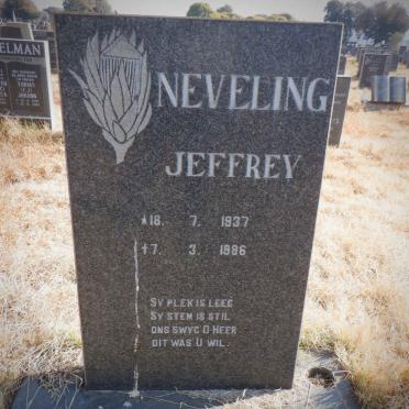 NEVELING Jeffrey 1937-1986